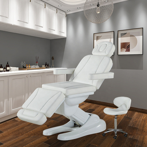Salón reclinable Belleza Altura ajustable Mejor tratamiento eléctrico Masaje Cama facial Derma Silla