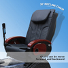 Sillón eléctrico de pedicura y masaje para pies Whirlpool sin tuberías, color negro