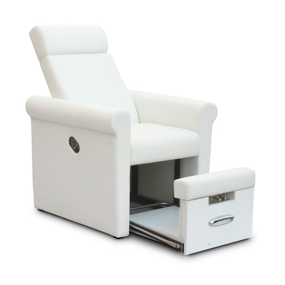 Precio barato moderno blanco belleza salón de uñas muebles sin plomería portátil sofá pie Spa manicura pedicura silla para la venta