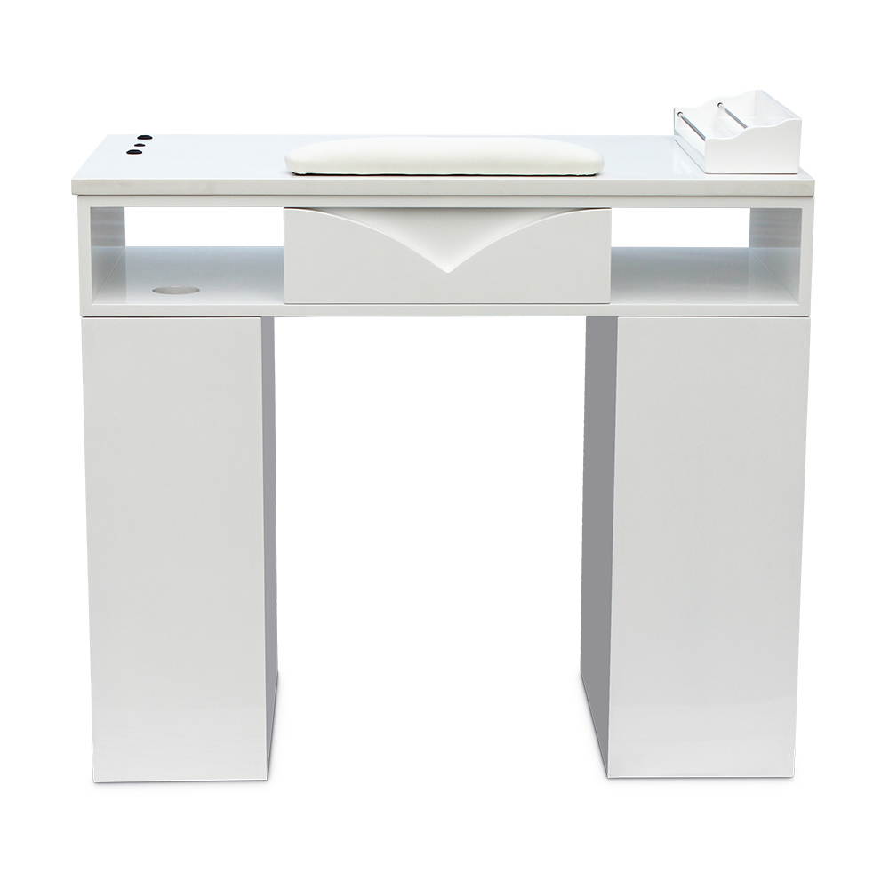 Mesa de manicura de escritorio Nail Tech Station con recolector de polvo - Kangmei
