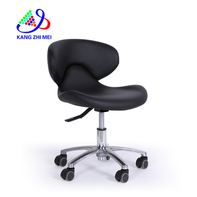 KangmeiNew, muebles de salón de uñas de belleza baratos, silla de taburete de tecnología europea con ruedas
