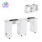 N031-2 con gabinete doble sobre ruedas Popular Beauty Spa Furniture Nail Table Manicure Table