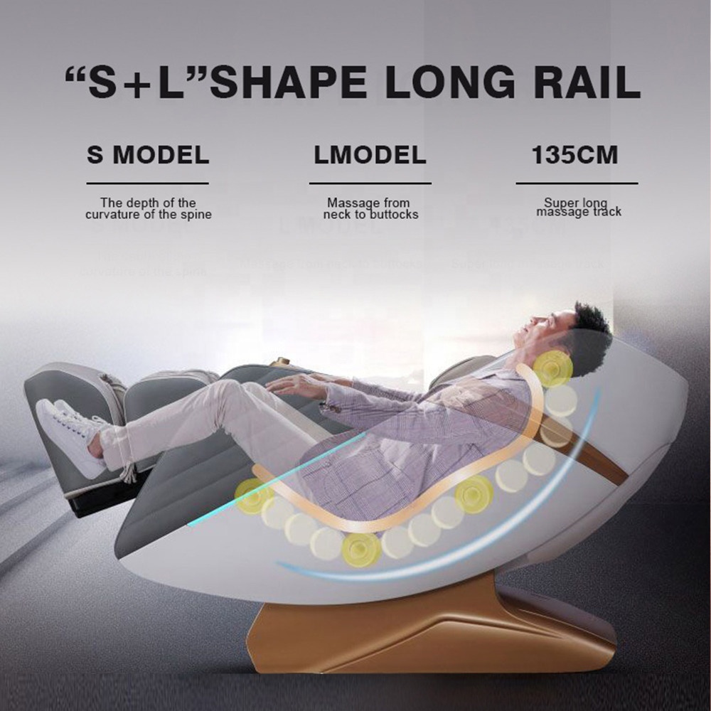 Silla de masaje 4D Shiatsu 4D de mano de Robot 3D de estiramiento tailandés de cuerpo completo de pie de casa de lujo eléctrico AI inteligente