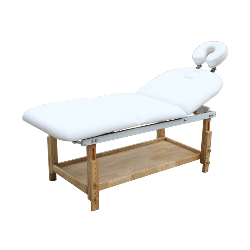 Mesa de tratamiento de masaje tailandés para terapia física ajustable en altura, cama Facial de Spa para el hogar