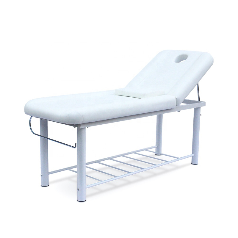 Respaldo barato Terapia corporal ajustable Tratamiento de spa Salón Cosmético Depilación Belleza Mesa de masaje facial Cama