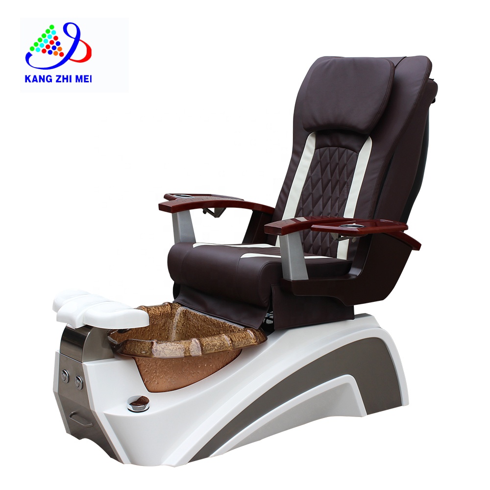 Muebles de salón de belleza de lujo moderno, Spa eléctrico para pies, silla de manicura y pedicura Whirlpool sin tuberías