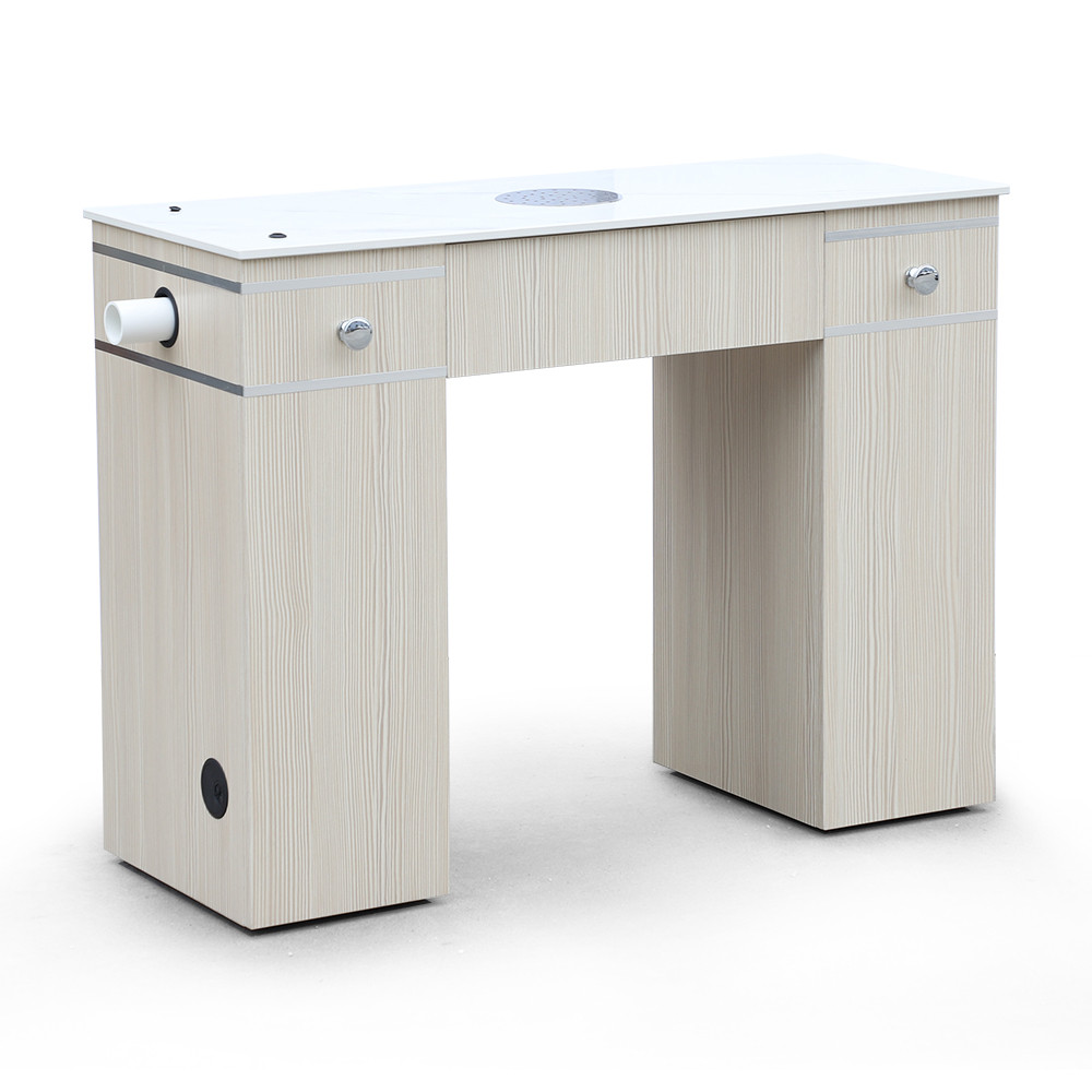 Mesa de manicura con estación de escritorio para uñas con ventilador extractor de polvo - Kangmei