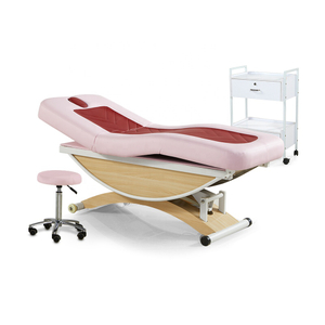 Muebles de salón de belleza Tratamiento eléctrico móvil Mesa de masaje Spa Cama de pestañas faciales cosméticas