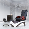 Salón de belleza de lujo moderno, bomba de descarga eléctrica profesional, sistema de hidromasaje sin tubería, silla de pedicura para masaje de Spa para pies